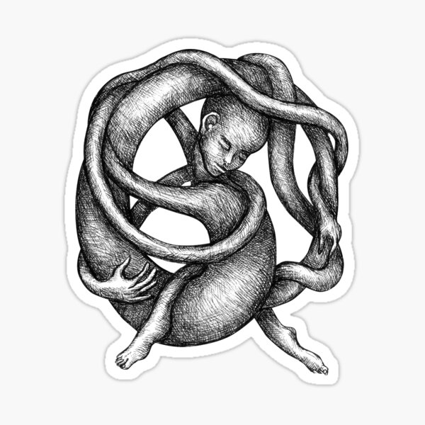 Selftangle II Sticker