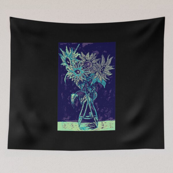 Item preview, Blue Flowers In Vase designed and sold by Fransyn.