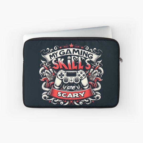 Item preview, My Gaming Skills Are Scary typography designed and sold by maxmaj.