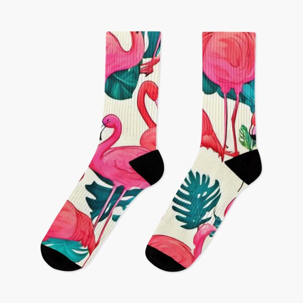 Item preview, Flamingo Fantasy: Cartoon Art Style designed and sold by Health And Fitness Posts e-Store.