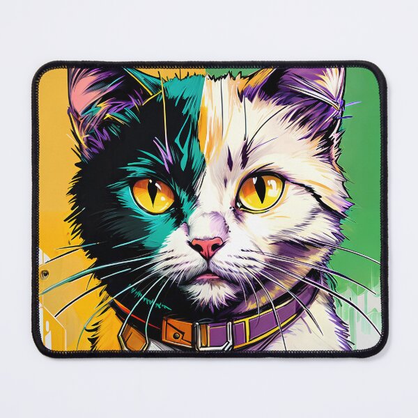 Item preview, Cat in mural painting designed and sold by PixelCraftDSG.
