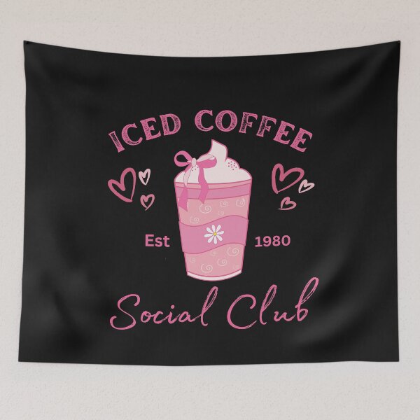 Item preview, Pink Coquette Iced Coffee Social Club designed and sold by AlienOccupation.