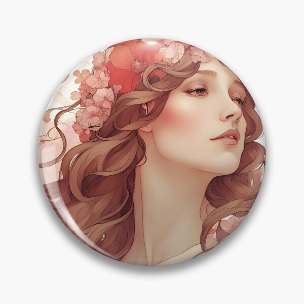 Item preview, Elegarta Design - Art nouveau - Mucha Inspired Art - The Sakura Symphony 3 designed and sold by Mucha-style-art.