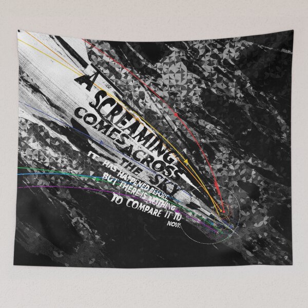 Item preview, Gravity's Rainbow - A Screaming Comes Across the Sky designed and sold by Shapes & Fragments.