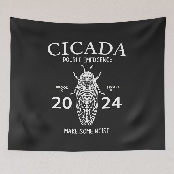 Item preview, Cicada Emergence 2024 Brood IX XIII  designed and sold by HowToCanadian.