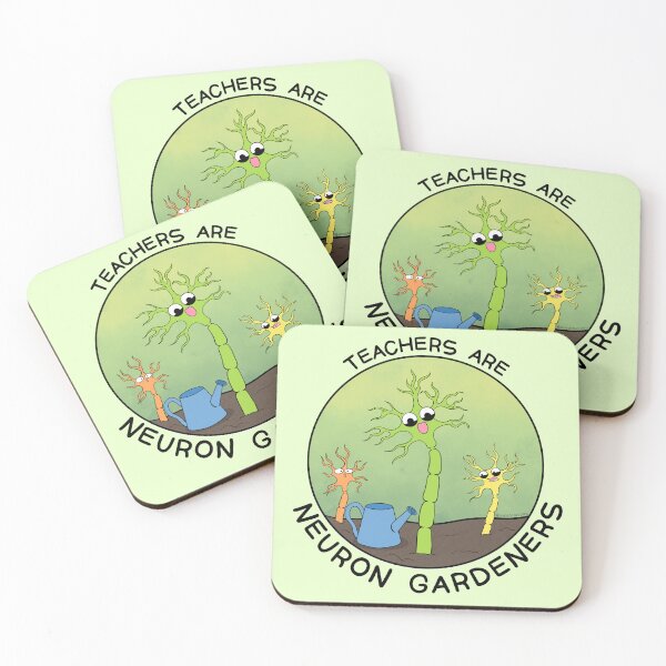 Item preview, Teachers Are Neuron Gardeners designed and sold by The Amoeba Sisters Official Merch Shop.