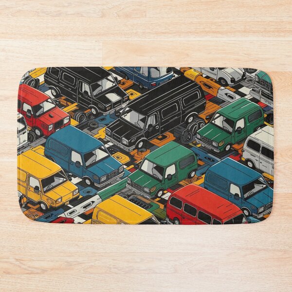 Item preview, City traffic car pattern designed and sold by Haji  Kamora.