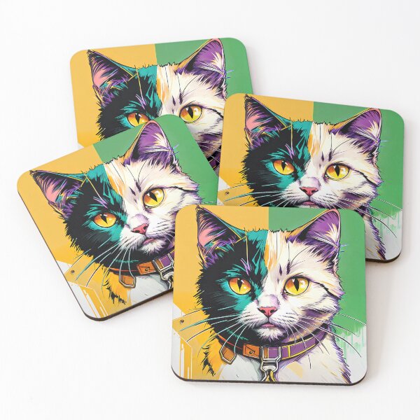 Item preview, Cat in mural painting designed and sold by PixelCraftDSG.