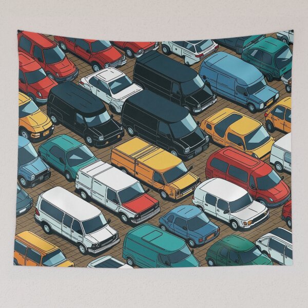 Item preview, City traffic car pattern designed and sold by Haji  Kamora.
