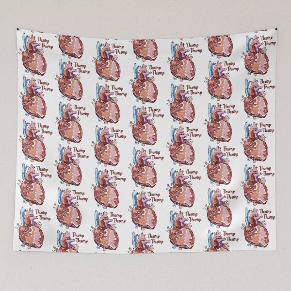 Item preview, Thump Thump | Abstract Heart | Fun Anatomy designed and sold by Karli Mogen.