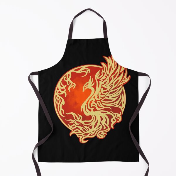 Item preview, Gold Phoenix in red sun eclipse designed and sold by oWispArtiste.