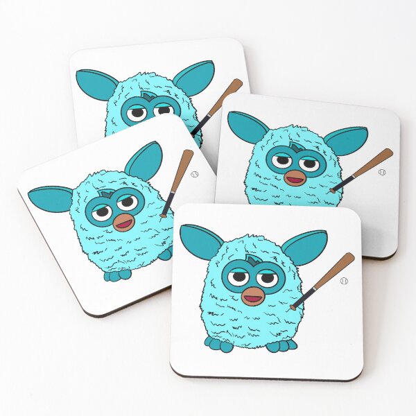 Item preview, Light Blue Baseball Player Furby designed and sold by Animals-by-JB.