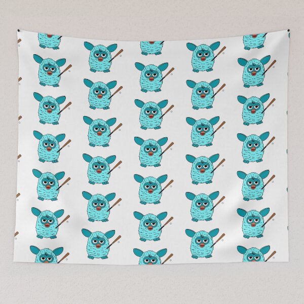 Item preview, Light Blue Baseball Player Furby designed and sold by Animals-by-JB.