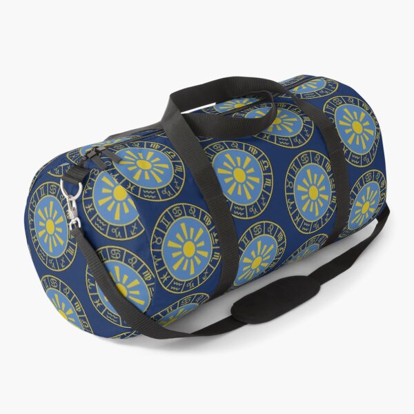 Item preview, Astrological Zodiac Symbols Wheel+Sun Gold+Blues designed and sold by NataliePaskell.