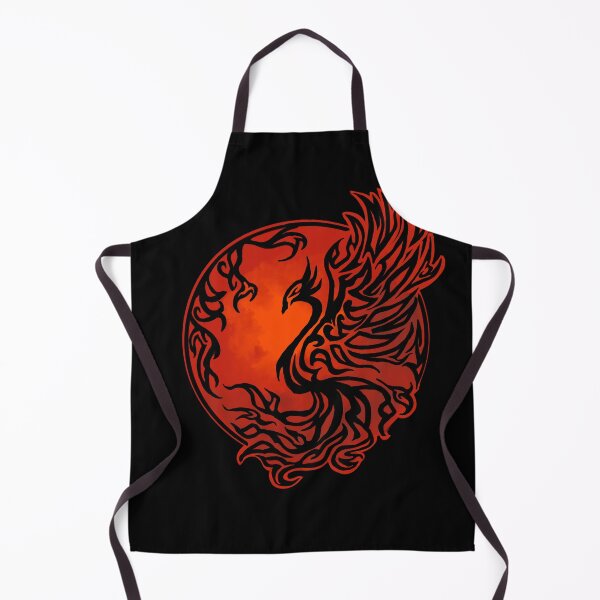 Item preview, Black Phoenix in red sun eclipse designed and sold by oWispArtiste.