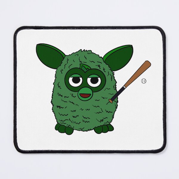 Item preview, Forest Green Baseball Player Furby designed and sold by Animals-by-JB.