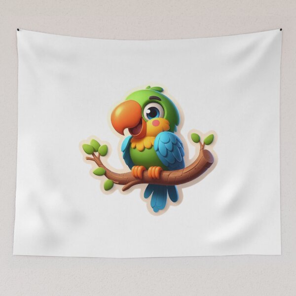 Item preview, parrot, birds designed and sold by strongSpiritEd.