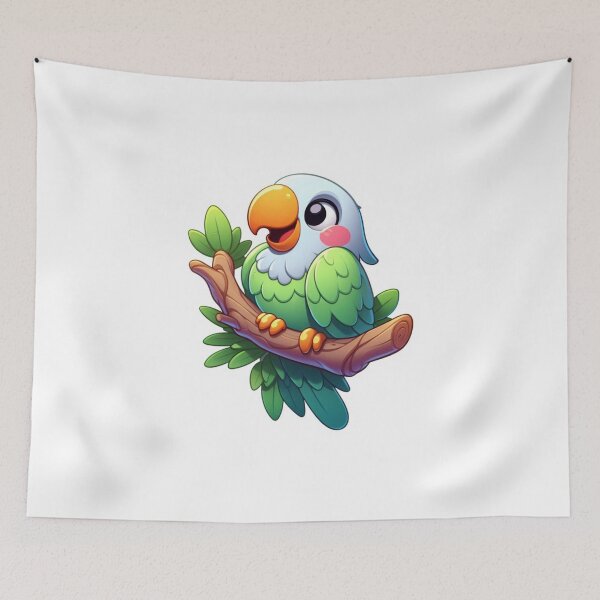 Item preview,  parrot, birds designed and sold by strongSpiritEd.