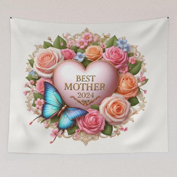 Item preview, Best Mother 2024: Mother's Day 2024 Heart in 3d designed and sold by sofia1971.