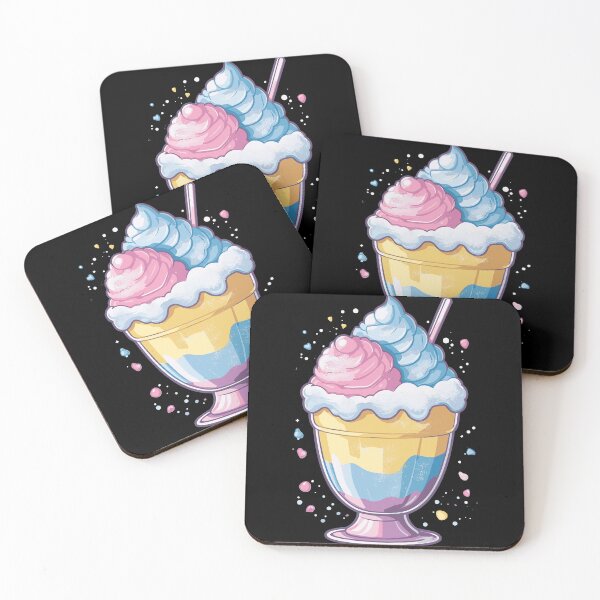 Item preview, Sweet Treat Delight Pastel Shaved Ice  designed and sold by DrawHandArt.