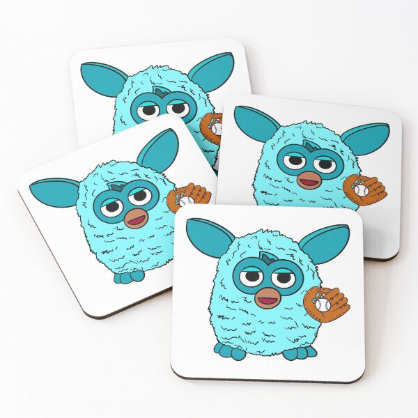 Item preview, Light Blue Baseball Player Furby designed and sold by Animals-by-JB.