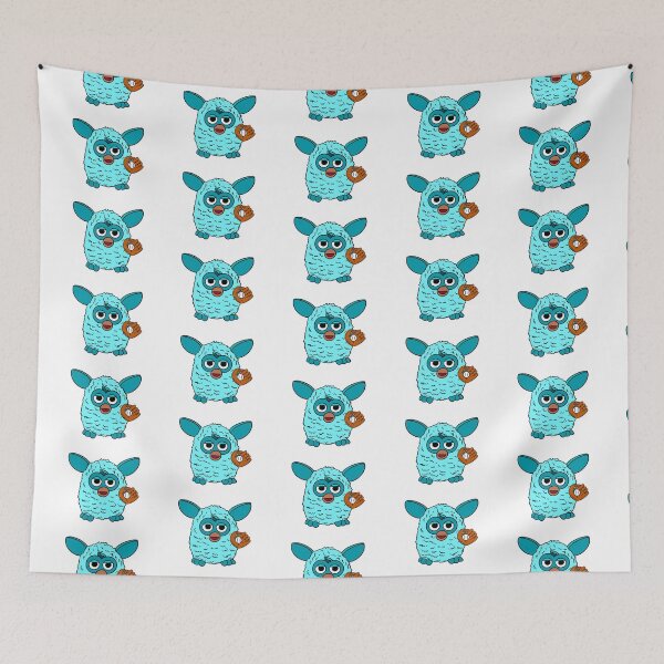 Item preview, Light Blue Baseball Player Furby designed and sold by Animals-by-JB.