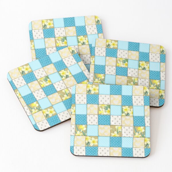 Item preview, Daffodil Spring Quilt Patterned Squares for Mom, Grandma, Sister  designed and sold by julyperson.