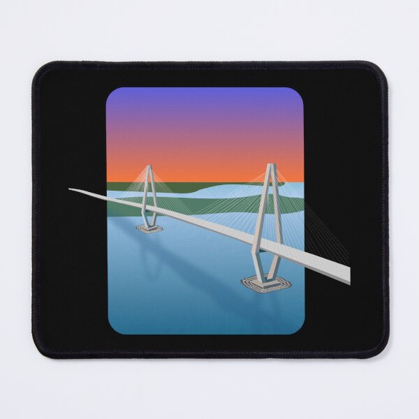 Item preview, Cooper River Bridge With A Sunset In The Background designed and sold by Luxuriously.