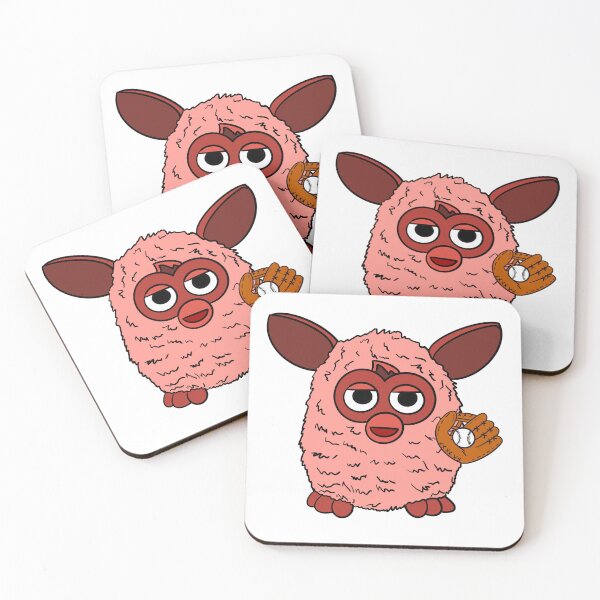 Item preview, Cherry Red Baseball Player Furby designed and sold by Animals-by-JB.