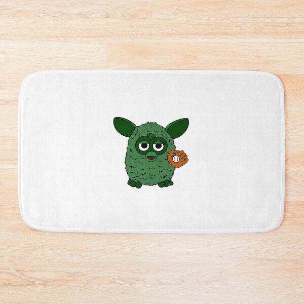 Item preview, Forest Green Baseball Player Furby designed and sold by Animals-by-JB.