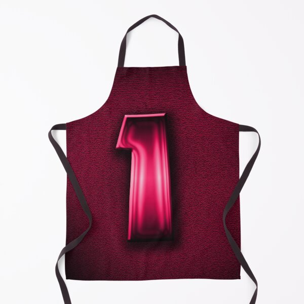 Item preview, Number 1 unit written in pink shiny metallic texture background designed and sold by SpinklyCreations.