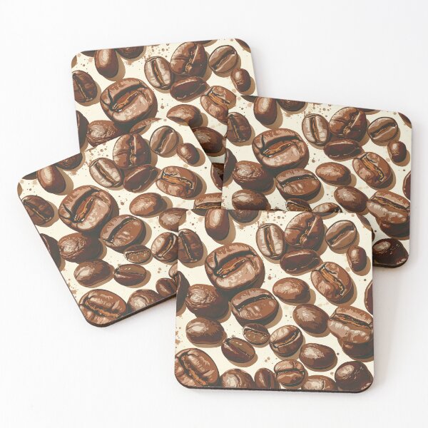 Item preview, Coffee beans pattern designed and sold by MiracleSociety.