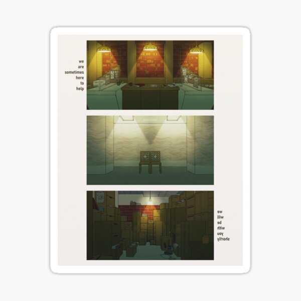 Item preview, hermit permit office designed and sold by ValeriaPryanikova.