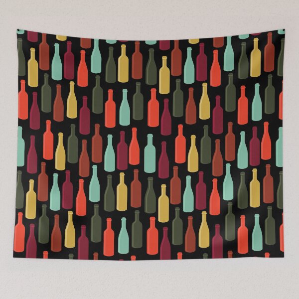Item preview, Wine Bottle Pattern  designed and sold by mwagie.