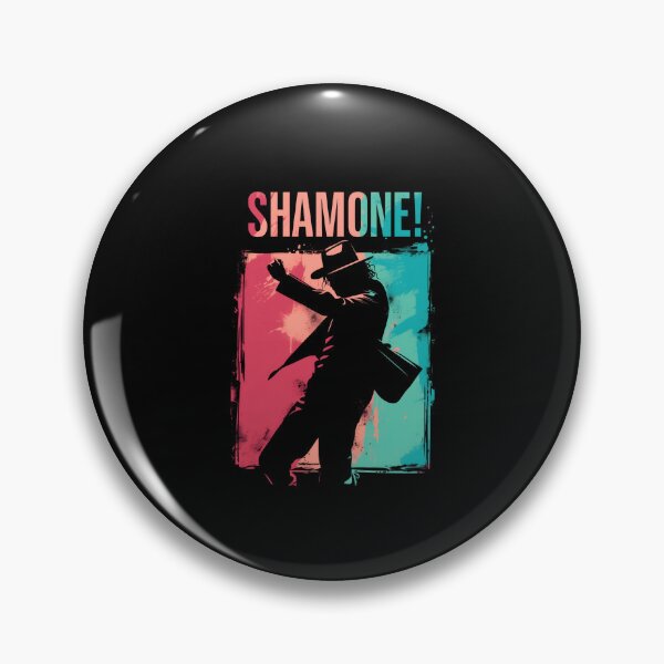 Item preview, Shamone! - Icon Silhouette - Red, Blue and Black Backdrop - Pop Music designed and sold by Fenay Designs.