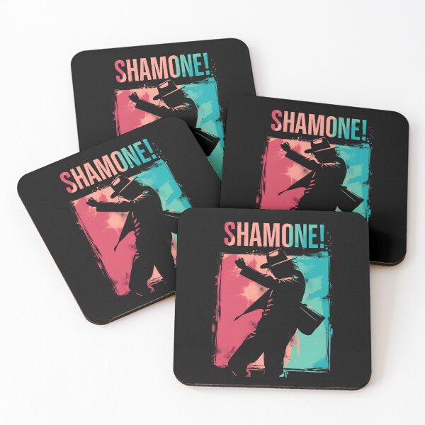 Item preview, Shamone! - Icon Silhouette - Red, Blue and Black Backdrop - Pop Music designed and sold by Fenay Designs.