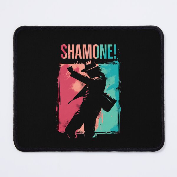 Item preview, Shamone! - Icon Silhouette - Red, Blue and Black Backdrop - Pop Music designed and sold by Fenay Designs.