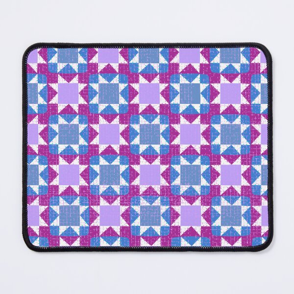 Item preview, Purple Blue Star Quilt Patterned Squares for Mom, Grandma, Sister  designed and sold by julyperson.
