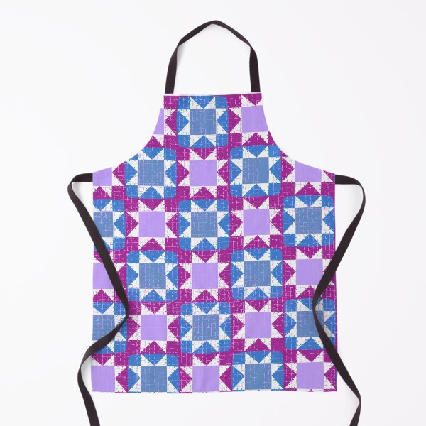 Item preview, Purple Blue Star Quilt Patterned Squares for Mom, Grandma, Sister designed and sold by julyperson.