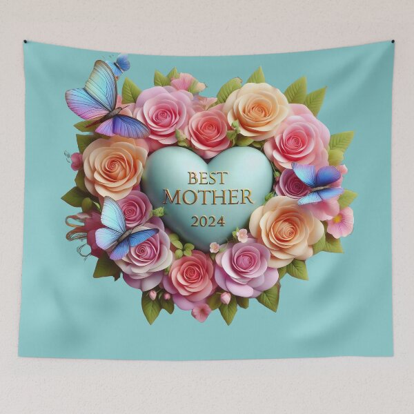 Item preview,  Best Mother 2024: Mother's Day 2024 Heart in 3d designed and sold by sofia1971.