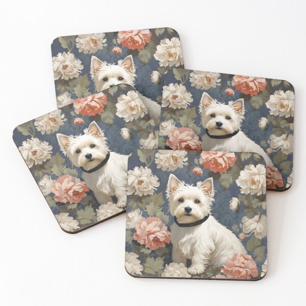 Item preview, Westie inspired by Claude Monet designed and sold by bloomandbark.
