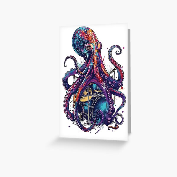 Item preview, Octopus Drummer Music Drums designed and sold by carloswiden.