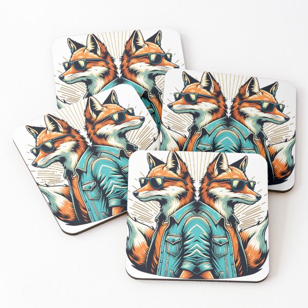 Item preview, Foxes of Gemini: Dual Elegance designed and sold by mujjishop.