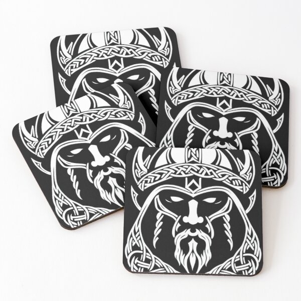 Item preview, Abstract Viking Skull Art designed and sold by TheDarkWardrobe.