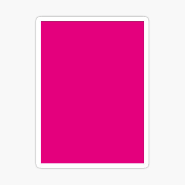 Pink, Pale Red Color Sticker