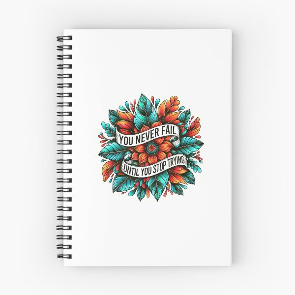 Item preview, You never fail - until you stop trying designed and sold by Made-by-Gus.