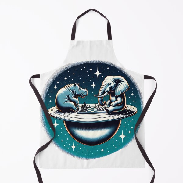 Item preview, Space Chess: Hippo vs Elephant designed and sold by 0penvimark.