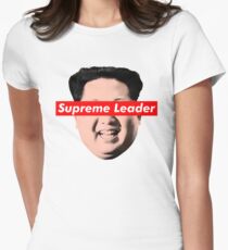Supreme Leader Un - Kim Jong Un Parody T-Shirt Women's Fitted T-Shirt