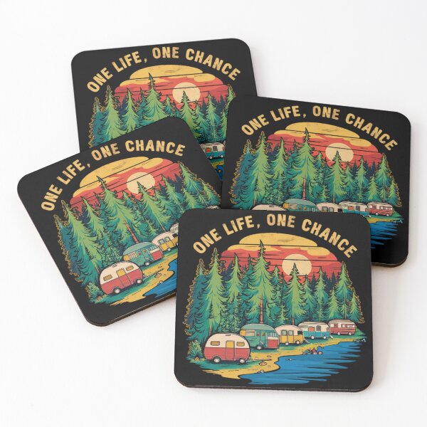 Item preview, Camping - one life, one chance designed and sold by 123ks.