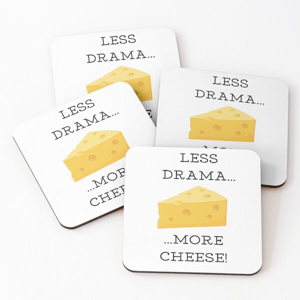 Item preview, Less drama, more cheese !  designed and sold by Kurpiel.